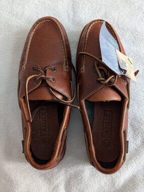 Aigle Men Boat Leather Shoes